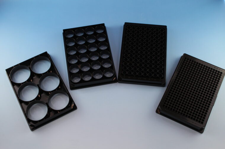 Microplate without bottom plate
