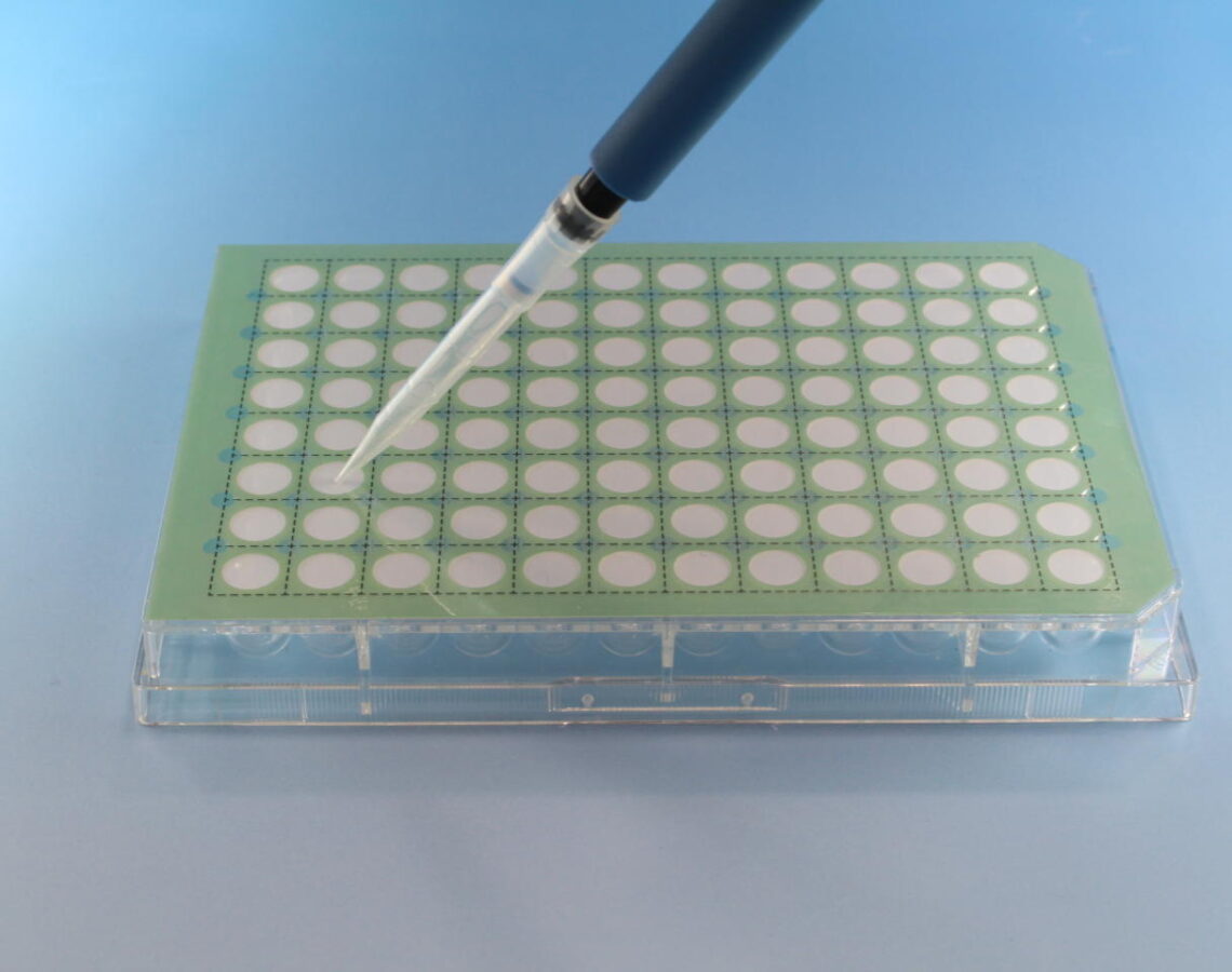 microplate mesh seal, flow cytometry, flow cytometer, 96-well